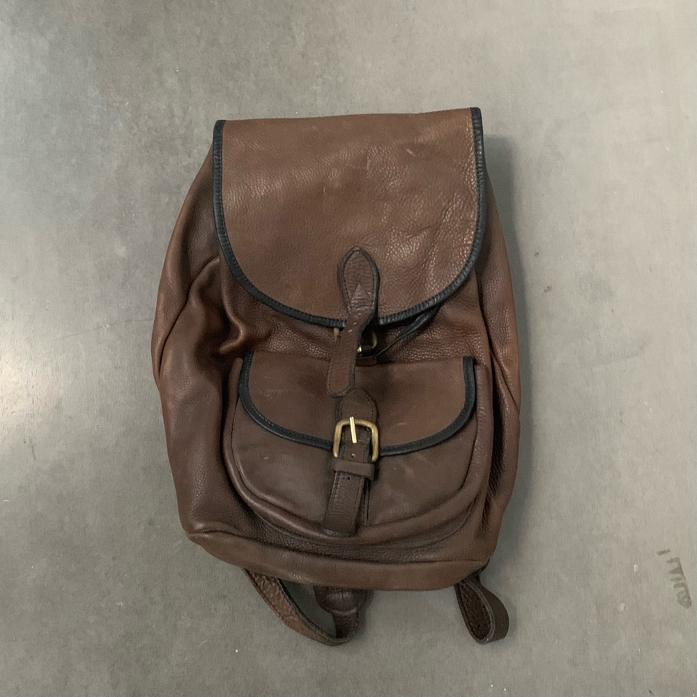 Full grain cowhide leather backpack